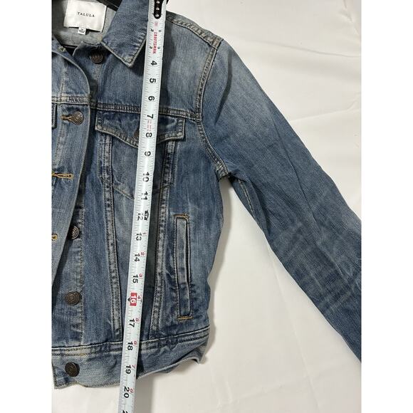 Aritzia Talula Denim Jacket Vintage Wash Size Medium Women's - Picture 8 of 9